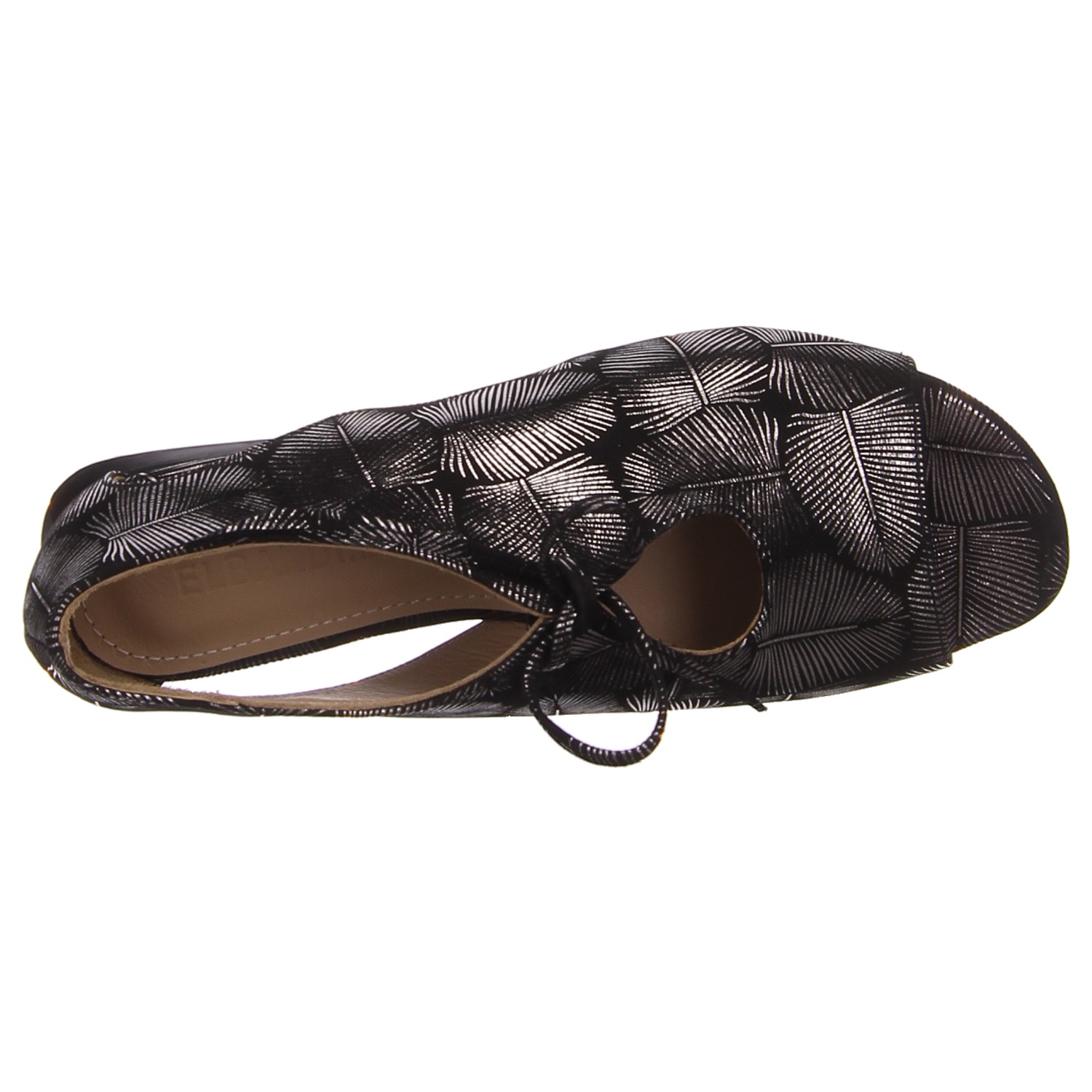 elbandi Sandaletten 741015 black leaf