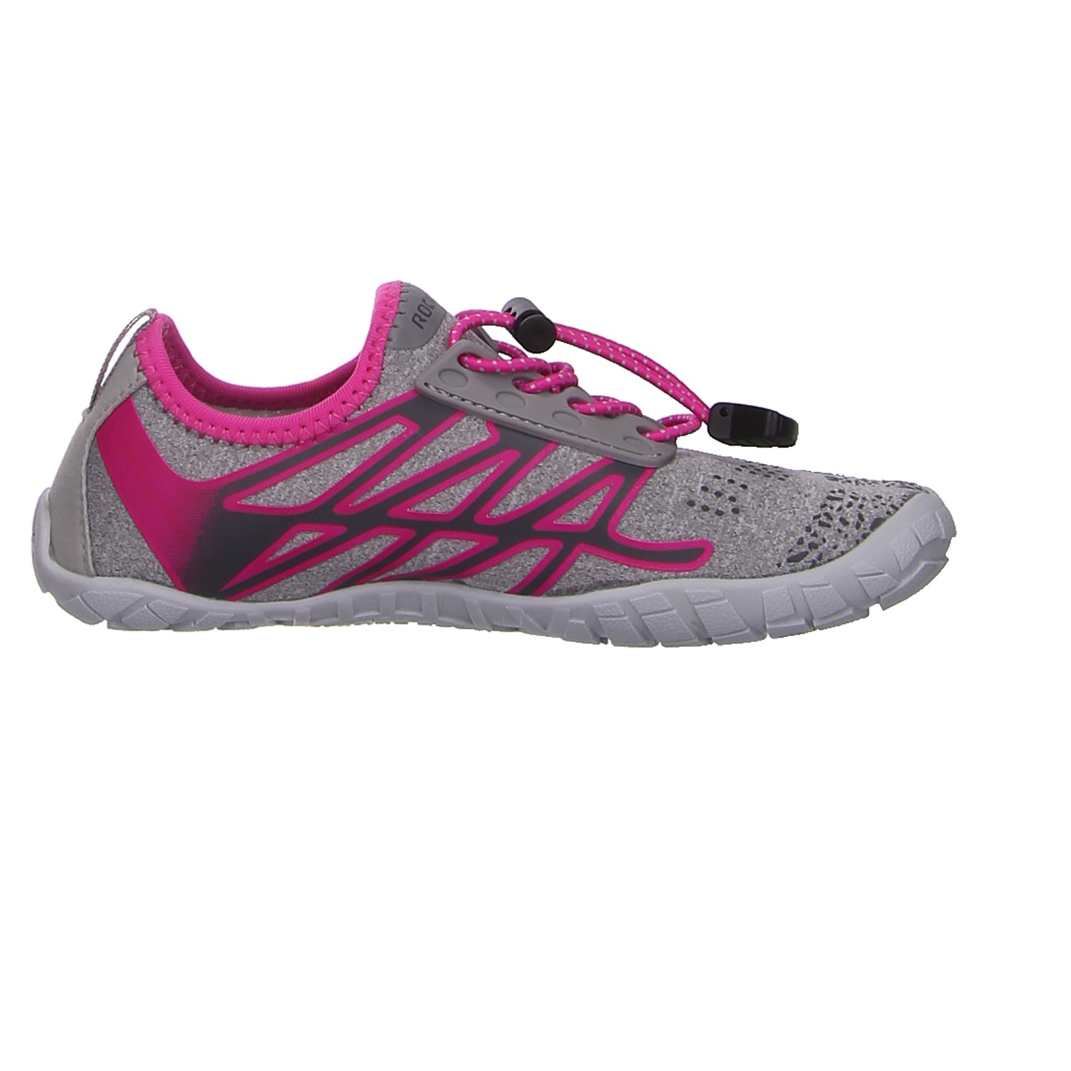 Rockspring Jungen Halbschuhe Alex Kids grey fuchsia